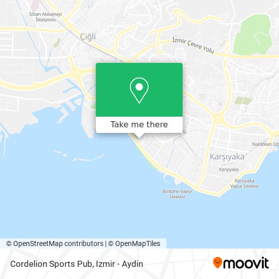 Cordelion Sports Pub map