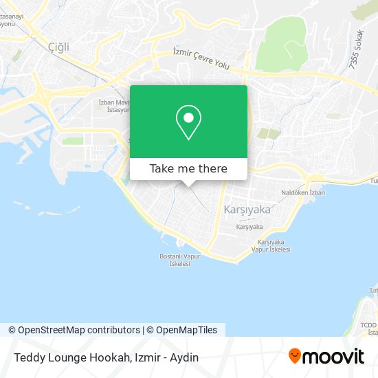 Teddy Lounge Hookah map