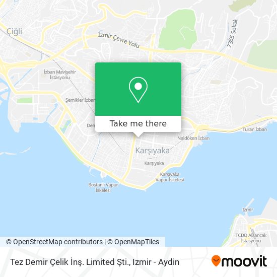 Tez Demir Çelik İnş. Limited Şti. map