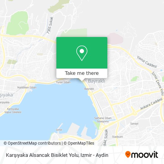 Karşıyaka Alsancak Bisiklet Yolu map