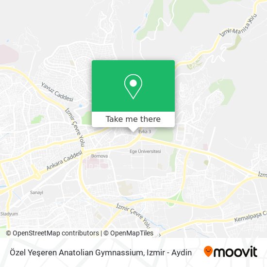 Özel Yeşeren Anatolian Gymnassium map