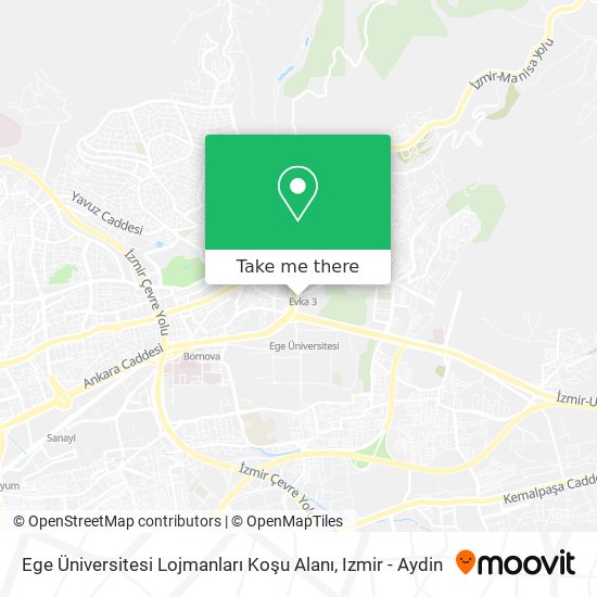 Ege Üniversitesi Lojmanları Koşu Alanı map