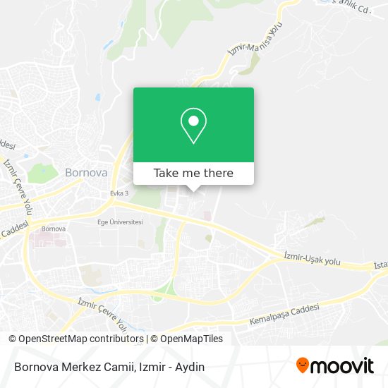 Bornova Merkez Camii map