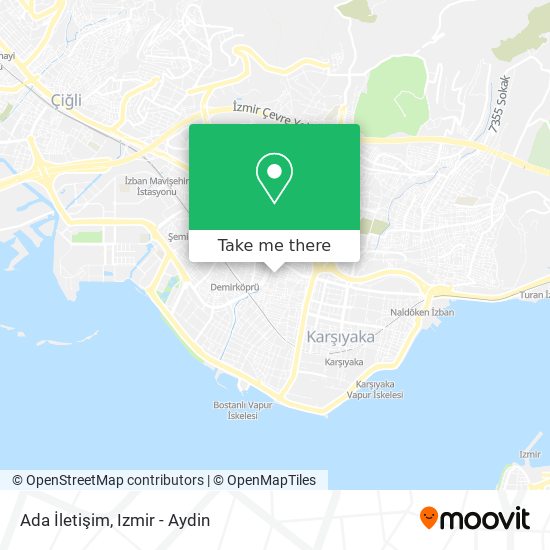 Ada İletişim map