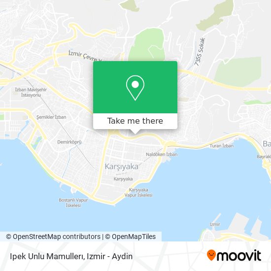 Ipek Unlu Mamullerı map
