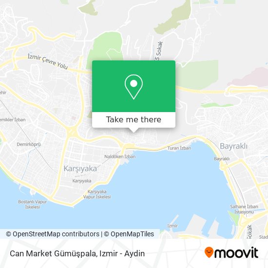 Can Market Gümüşpala map