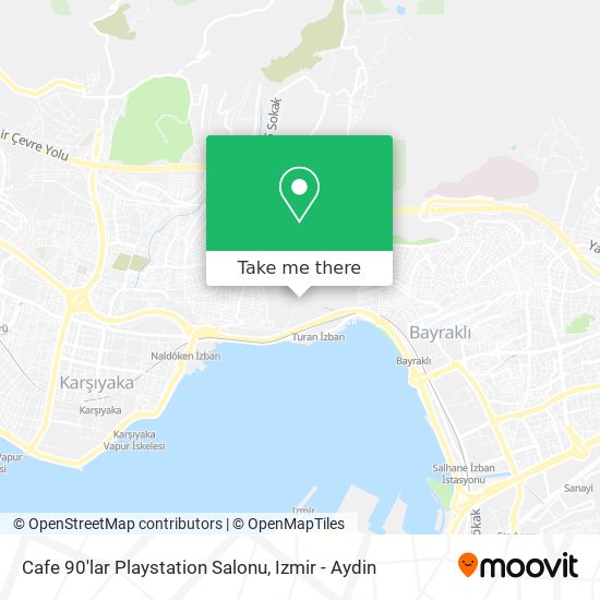 Cafe 90'lar Playstation Salonu map