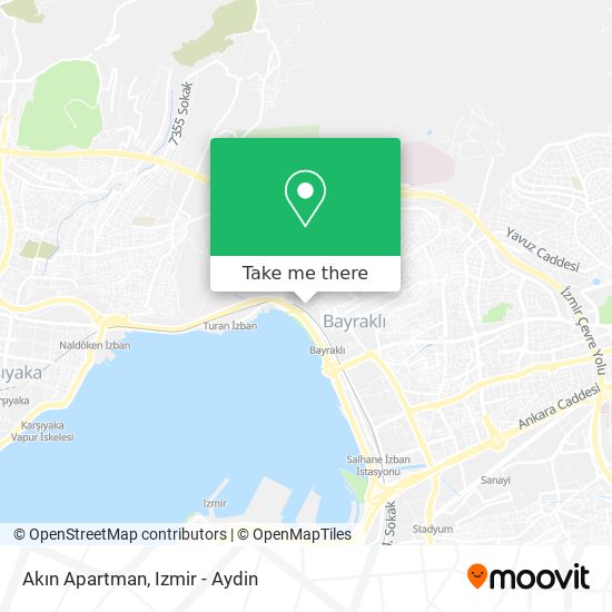 Akın Apartman map