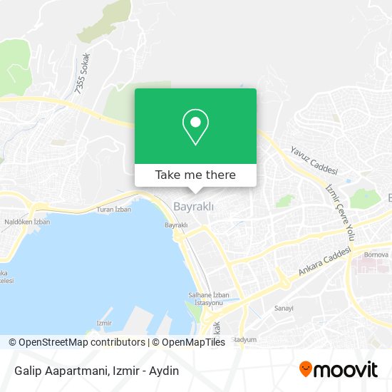 Galip Aapartmani map