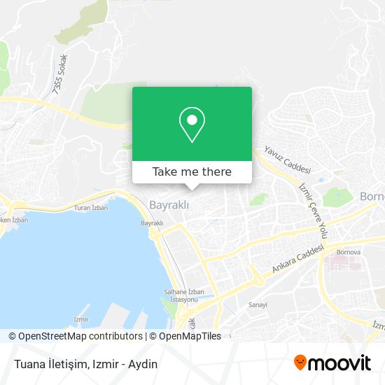 Tuana İletişim map