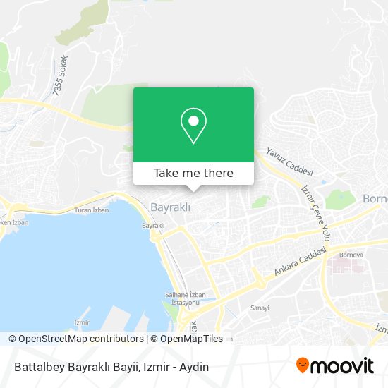 Battalbey Bayraklı Bayii map