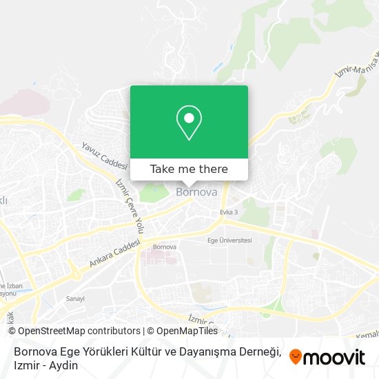Bornova Ege Yörükleri Kültür ve Dayanışma Derneği map
