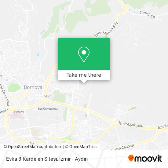 Evka 3 Kardelen Sitesi map