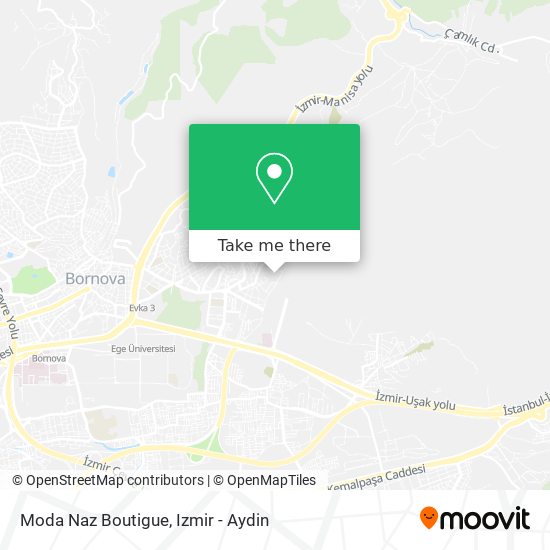 Moda Naz Boutigue map
