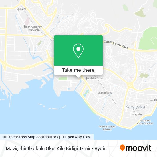 Mavişehir İlkokulu Okul Aile Birliği map