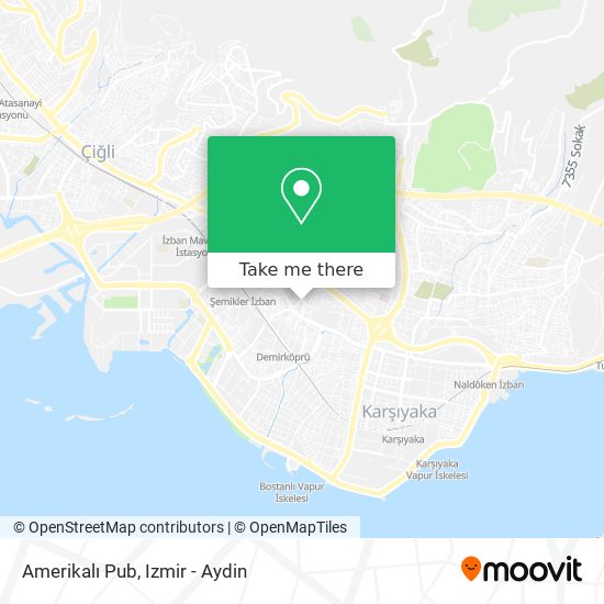 Amerikalı Pub map