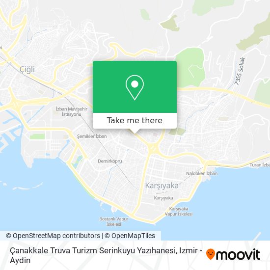 Çanakkale Truva Turizm Serinkuyu Yazıhanesi map