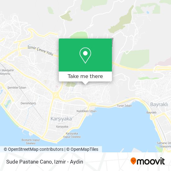 Sude Pastane Cano map