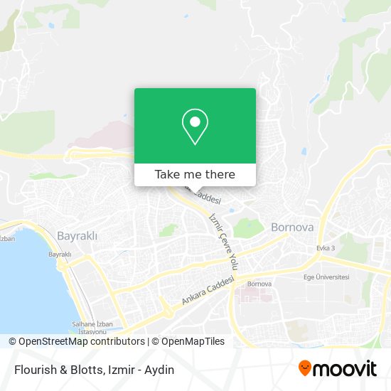 Flourish & Blotts map