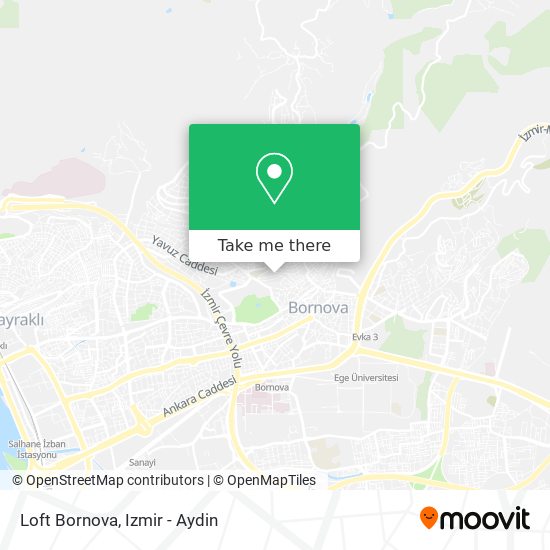 Loft Bornova map