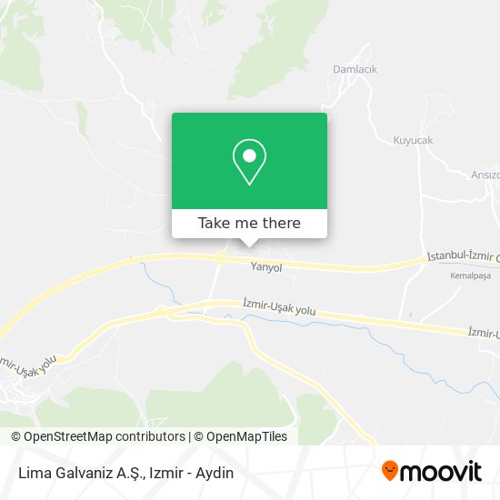 Lima Galvaniz A.Ş. map