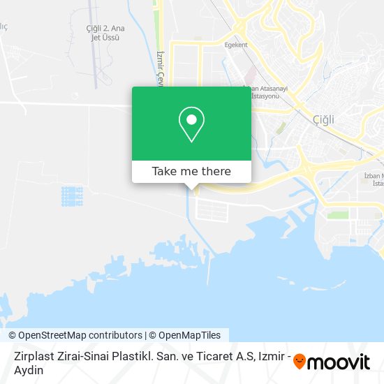 Zirplast Zirai-Sinai Plastikl. San. ve Ticaret A.S map