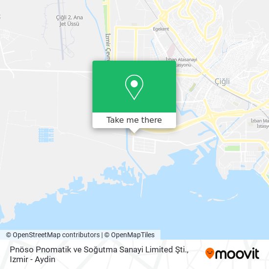 Pnöso Pnomatik ve Soğutma Sanayi Limited Şti. map