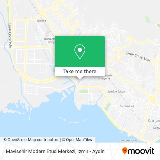 Mavisehir Modern Etud Merkezi map