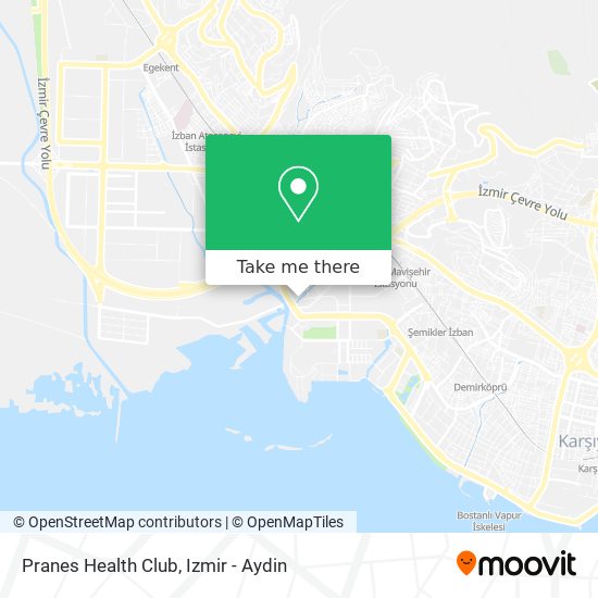 Pranes Health Club map