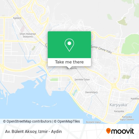 Av. Bülent Aksoy map