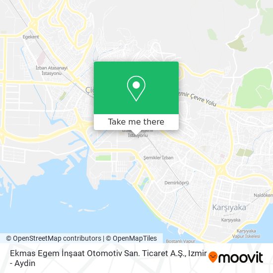Ekmas Egem İnşaat Otomotiv San. Ticaret A.Ş. map