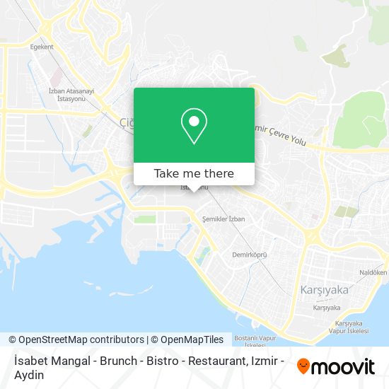İsabet Mangal - Brunch - Bistro - Restaurant map