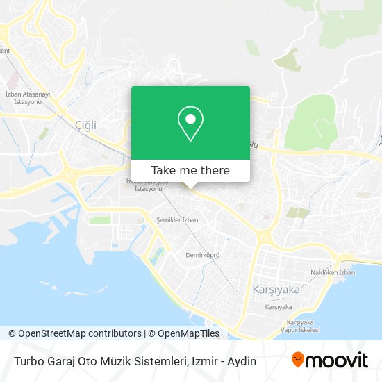Turbo Garaj Oto Müzik Sistemleri map