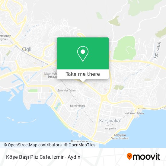 Köşe Başı Piiz Cafe map