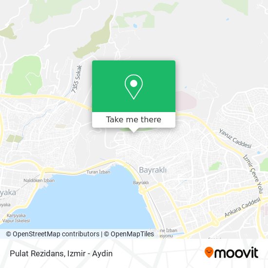 Pulat Rezidans map