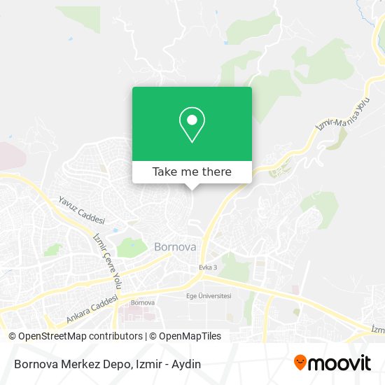 Bornova Merkez Depo map