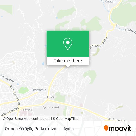 Orman Yürüyüş Parkuru map