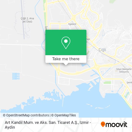 Art Kandil Mum. ve Aks. San. Ticaret A.Ş. map