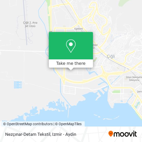 Nezçınar-Detam Tekstil map