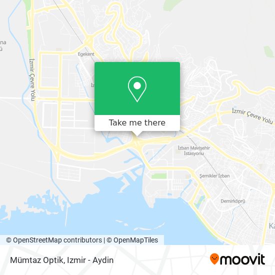 Mümtaz Optik map