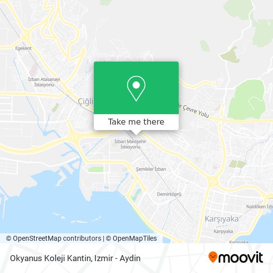 Okyanus Koleji Kantin map