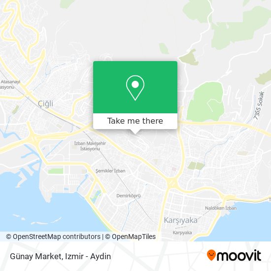 Günay Market map