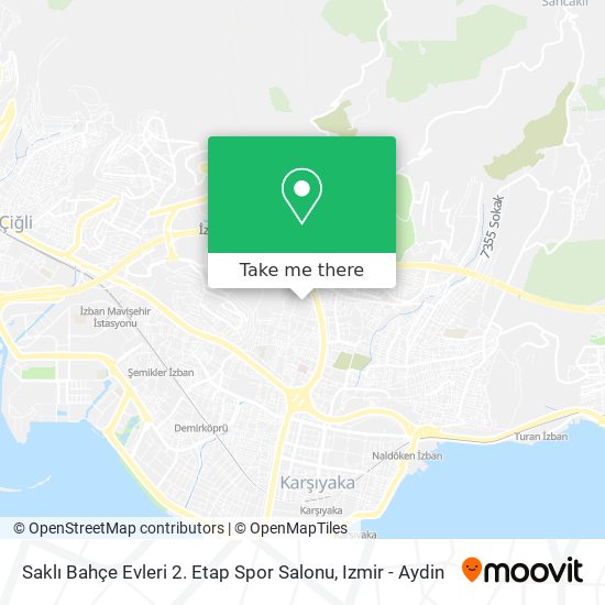 Saklı Bahçe Evleri 2. Etap Spor Salonu map