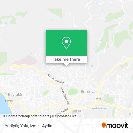 Yürüyüş Yolu map