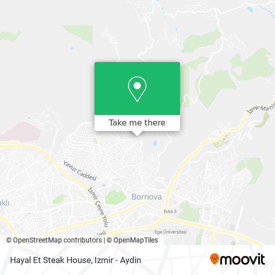 Hayal Et Steak House map