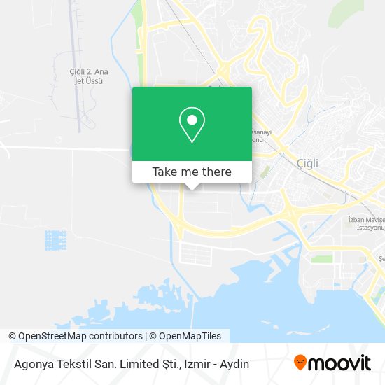 Agonya Tekstil San. Limited Şti. map