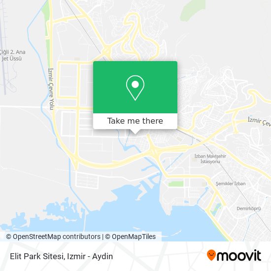 Elit Park Sitesi map