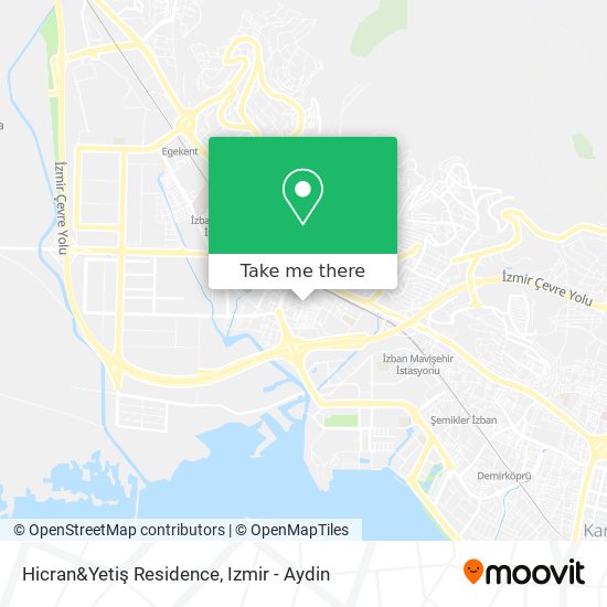 Hicran&Yetiş Residence map