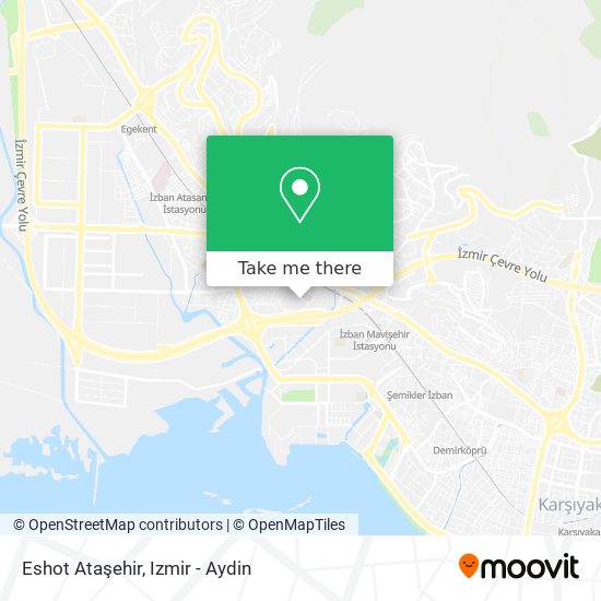 Eshot Ataşehir map