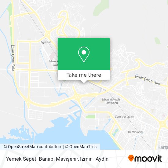 Yemek Sepeti Banabi Mavişehir map